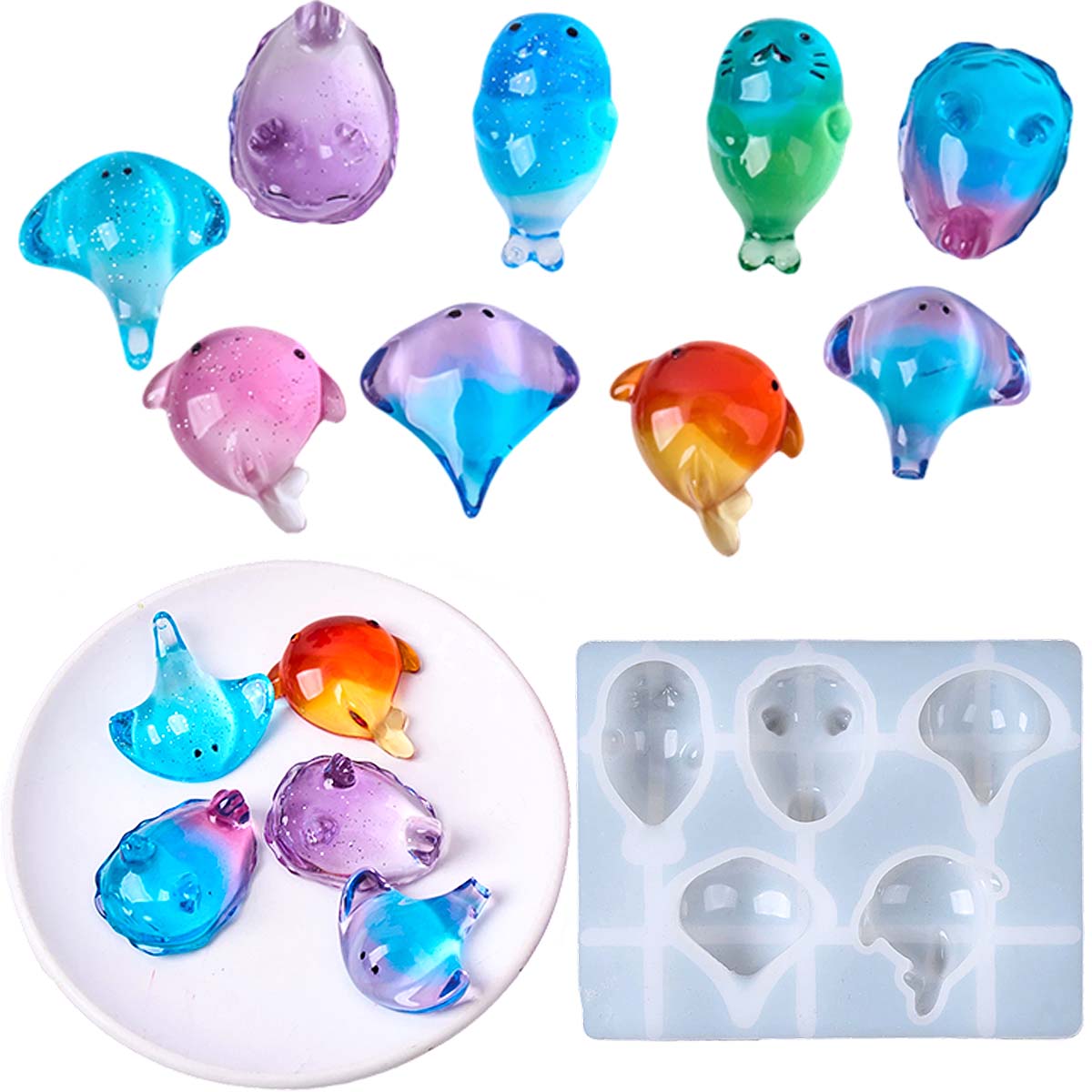 Soap Making Guide - Moule en silicone 3D Kawaii Raie