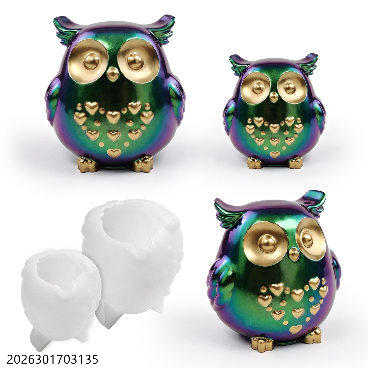 Soap Making Guide - Moule en silicone Hibou 3D en