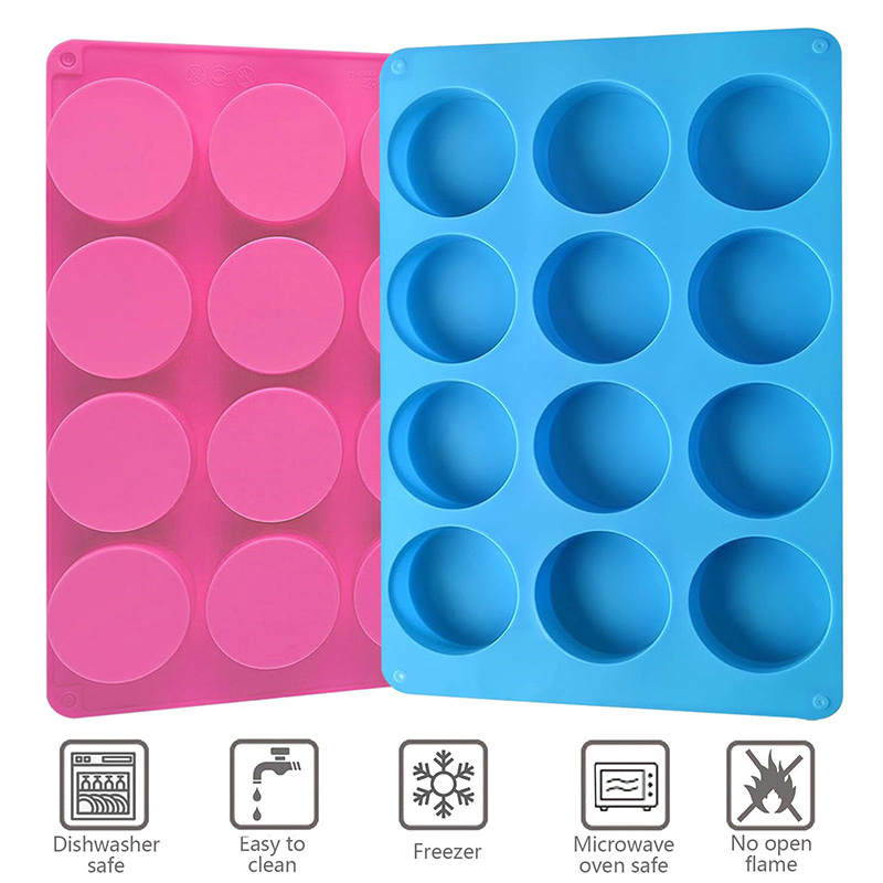 Moule en silicone rond à 12 ca - Soap Making Guide avis et prix