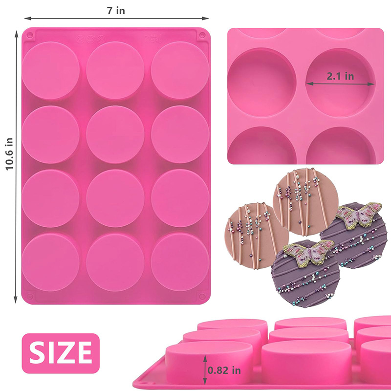 Moule en silicone rond à 12 ca - Soap Making Guide avis et prix
