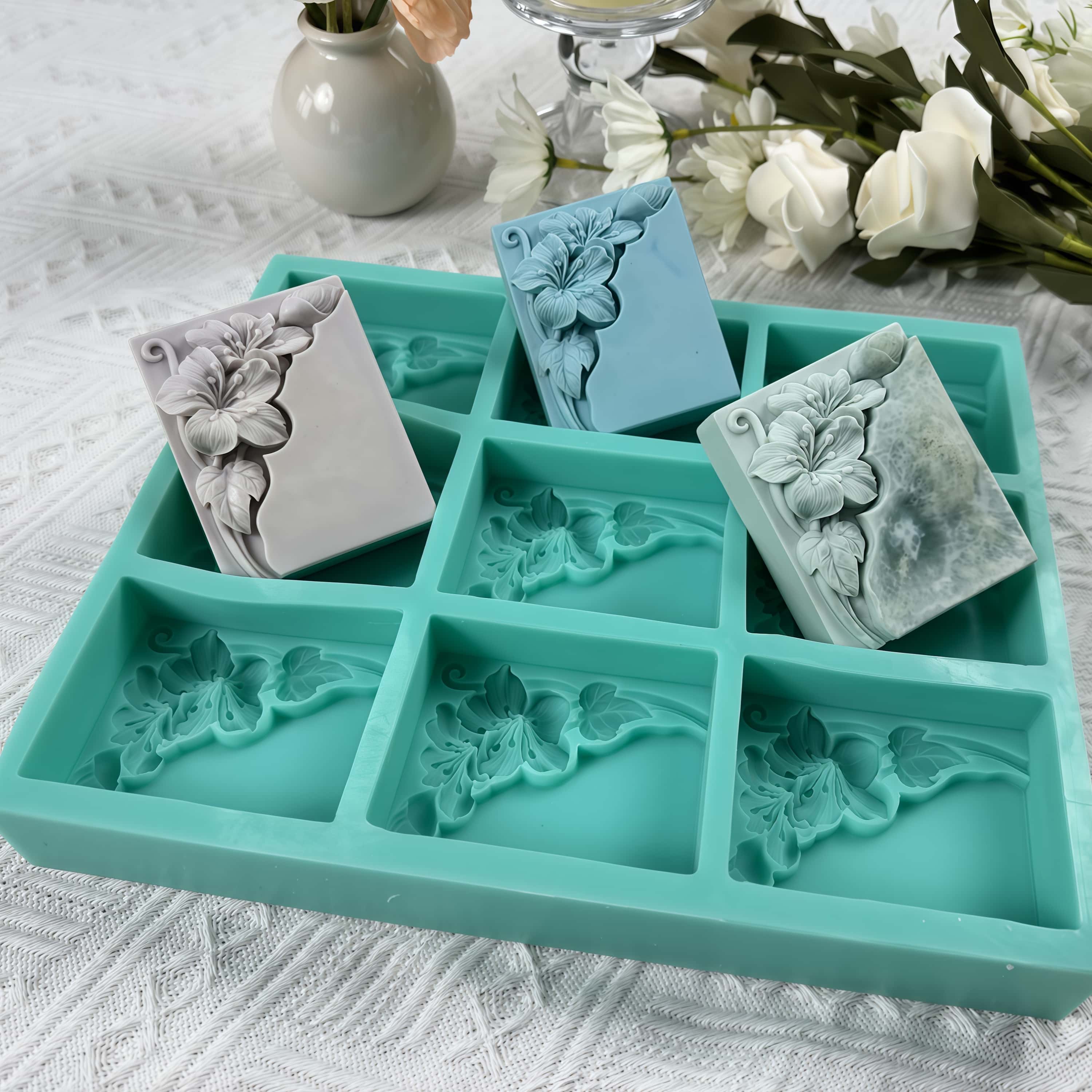 Moule à savon en forme de fleu - Soap Making Books avis et prix