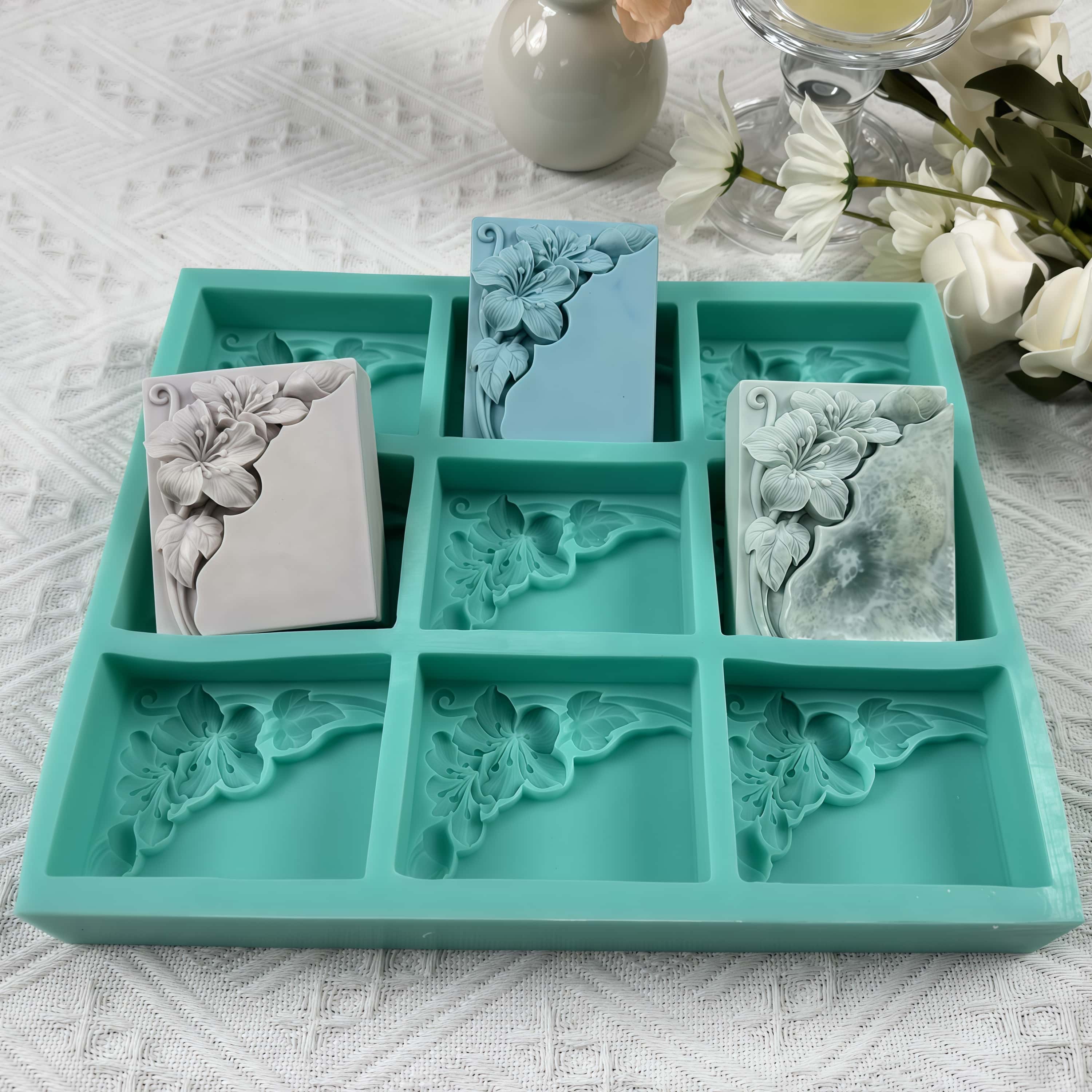Moule à savon en forme de fleu - Soap Making Books avis et prix